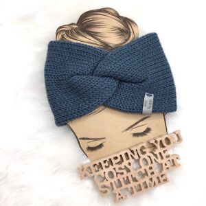 Medium Weight Machine-Knitted Twisted Headwrap