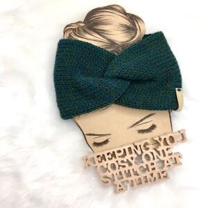 Medium Weight Machine-Knitted Twisted Headwrap