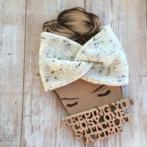 Medium Weight Machine-Knitted Twisted Headwrap