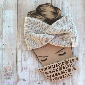 Medium Weight Machine-Knitted Twisted Headwrap