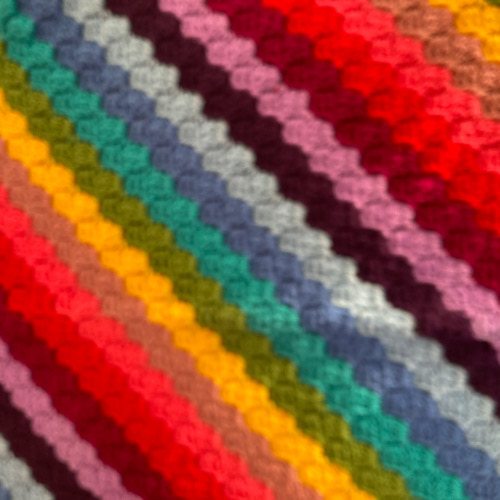 Handmade Crocheted Corner-to-Corner Baby and Toddler Blanket - Image 2
