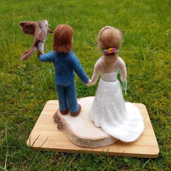 Custom Needlefelt Cake Topper - Image 3