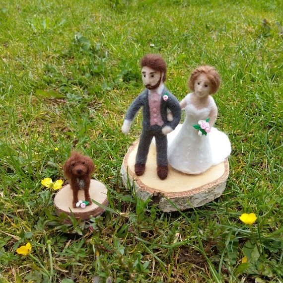 Custom Needlefelt Cake Topper - Image 4