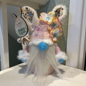 Ezra-The Easter Bunny Gift Gonk. Medium Decorative Seasonal Gift. Collectible Art Doll Ornament.