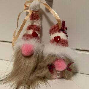 Bodkin & Maggie -The Lovers Gift Gonks. Hanging Dangle Decorations.