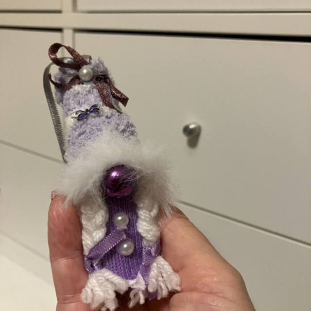 Barry & Amy - The Purple Butterfly Gift Gonks. Hanging Dangle Decorations. In Aid of Fibromyalgia Awareness. - Image 3