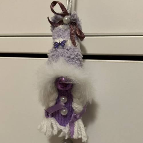 Barry & Amy - The Purple Butterfly Gift Gonks. Hanging Dangle Decorations. In Aid of Fibromyalgia Awareness. - Image 5