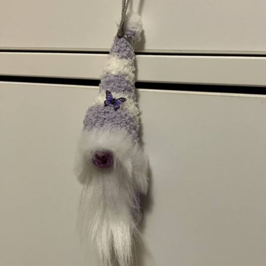 Barry & Amy - The Purple Butterfly Gift Gonks. Hanging Dangle Decorations. In Aid of Fibromyalgia Awareness. - Image 4