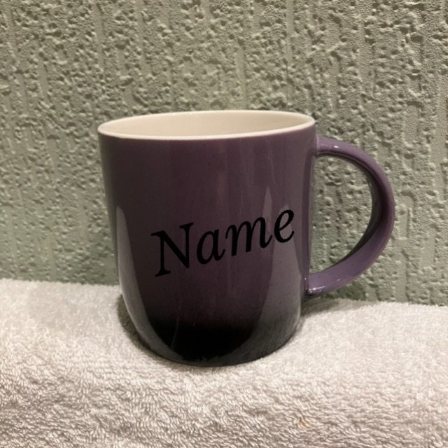 The Butterfly. Bug-on-a-Mug Collection. Personalised Mug. Cute and Quirky Gift Item. Selling in aid of Fibromyalgia Action UK - Image 2