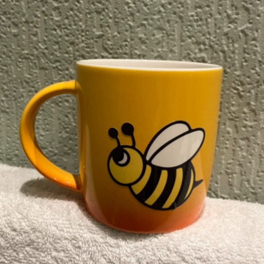 The Bee. Bug-on-a-Mug Collection. Personalised Mug. Cute & Quirky Gift Item.