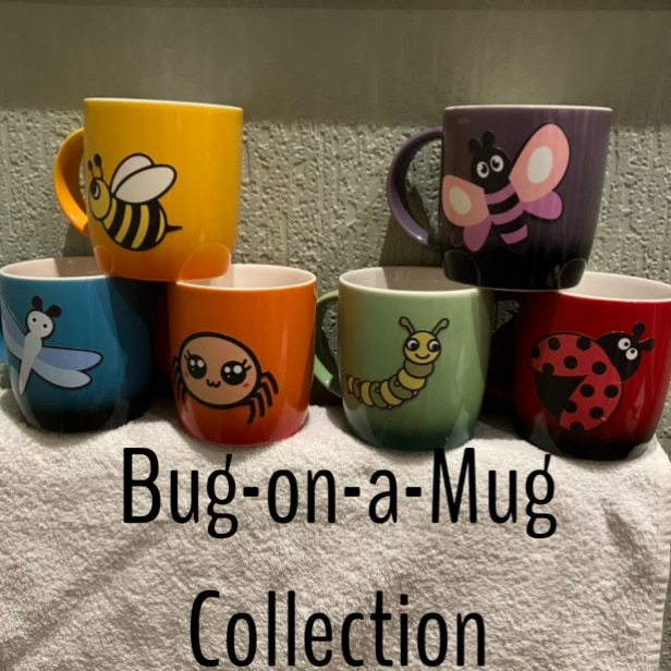 The Butterfly. Bug-on-a-Mug Collection. Personalised Mug. Cute and Quirky Gift Item. Selling in aid of Fibromyalgia Action UK - Image 3