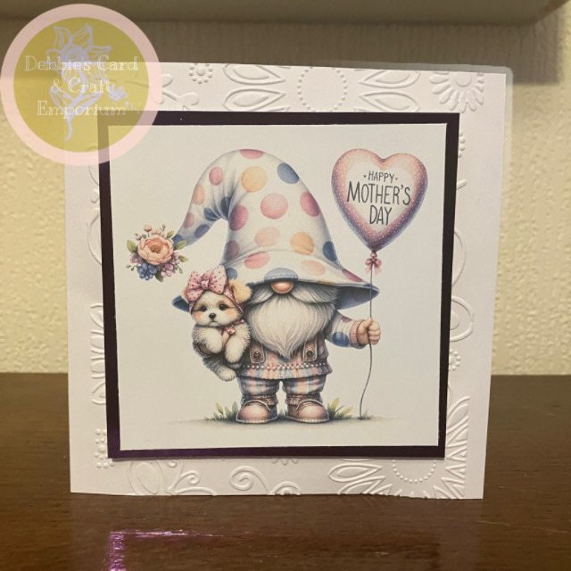 SALE— 2 for 1 Just For You & Puppy Love Mother’s Day Gonk Cards-5.5”sq with envelopes. - Image 5