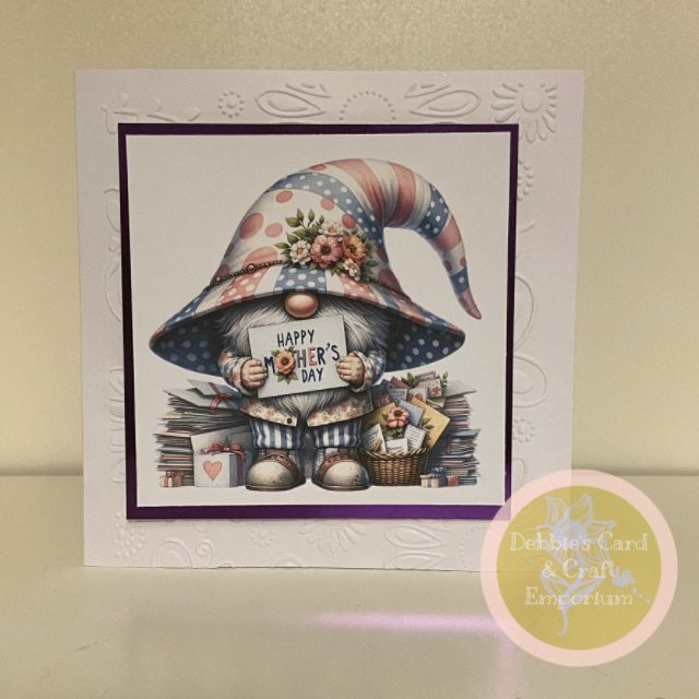 SALE— 2 for 1 Just For You & Puppy Love Mother’s Day Gonk Cards-5.5”sq with envelopes. - Image 2