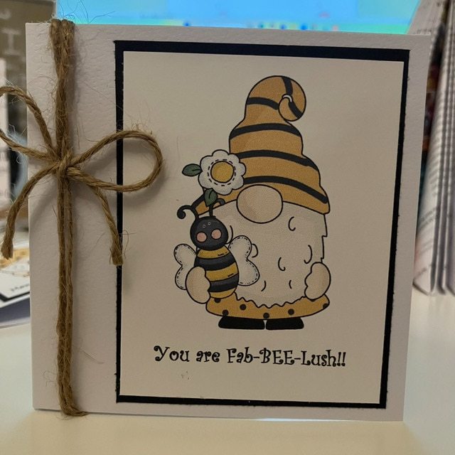 “Bee” Positive Gonk Cards-Pack of 3 Mini Cards with envelope - Image 9