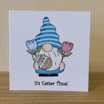 Easter Gonk Cards-Pack of 3 Tiny Mini Cards/Notelets with envelopes - Image 6
