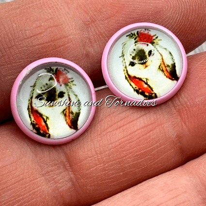🐰🌸 Pink Bunny Stud Earrings – Cute Floral Rabbit Earrings 🌸🐰 - Image 7