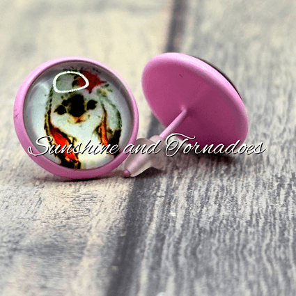 🐰🌸 Pink Bunny Stud Earrings – Cute Floral Rabbit Earrings 🌸🐰 - Image 5