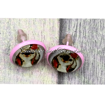 🐰🌸 Pink Bunny Stud Earrings – Cute Floral Rabbit Earrings 🌸🐰 - Image 4