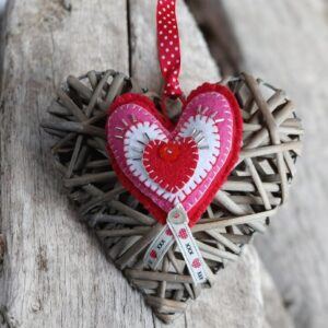 Valentines Day/ Mother’s Day Heart decoration. All proceeds to The Stroke Association