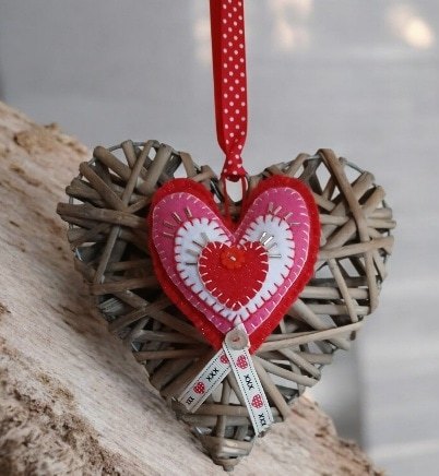 Valentines Day/ Mother's Day Heart decoration. All proceeds to The Stroke Association