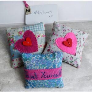 Three lavender bags of love.. Ideal for Valentine’s Day gifts/ Mother’s Day / friendship gifts. All proceeds to The Stroke Association
