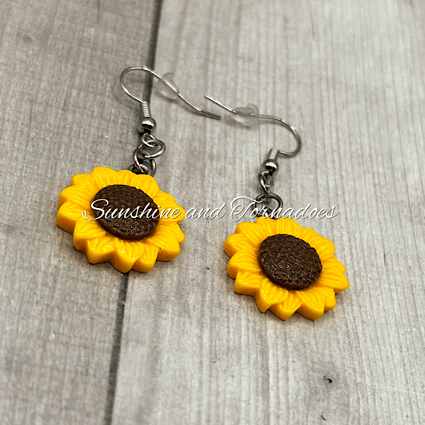 🌻✨ Polymer Clay Sunflower Jewellery Set – Necklace & Earrings ✨🌻 - Image 7