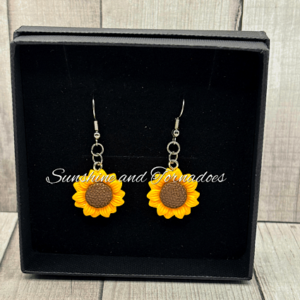 🌻✨ Polymer Clay Sunflower Jewellery Set – Necklace & Earrings ✨🌻 - Image 8