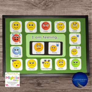 Interactive A4 Sublimated Metal Emotion Board for Emotional Awareness