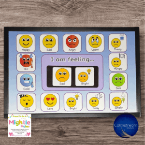 Interactive A4 Sublimated Metal Emotion Board for Emotional Awareness