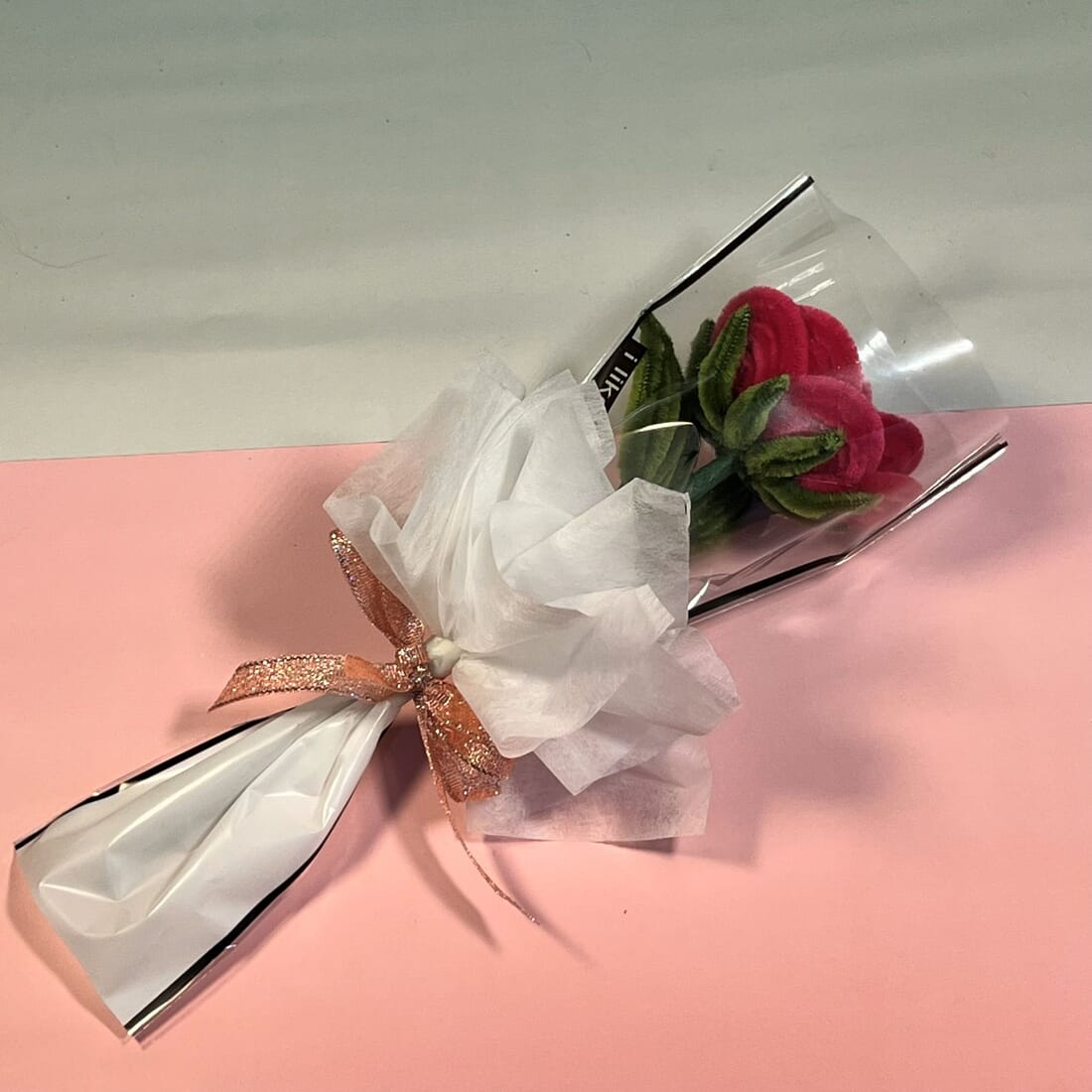 Wrapped Medium & Large Single Stem Rose Type A - Image 2
