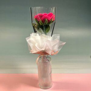 Wrapped Medium & Large Single Stem Rose Type A