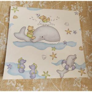 Set of Cute Children’s Paperstock for Cardmaking and papercraft