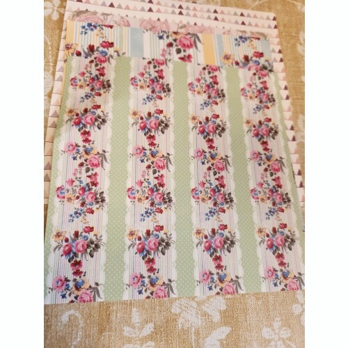 Paperstock, Set of 10 Pretty 6 by 6 inch papers - Image 7