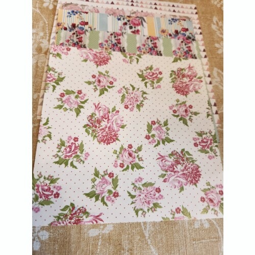 Paperstock, Set of 10 Pretty 6 by 6 inch papers - Image 6