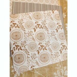 Paperstock, Set of 10 Pretty 6 by 6 inch papers