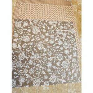 Paperstock, Set of 10 Beiges and Browns 6 by 6 inch papers