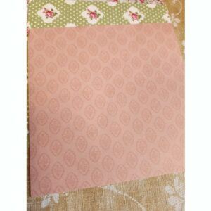 Paperstock, Set of 10 mixed pink, green and lilac 6 by 6 inch papers