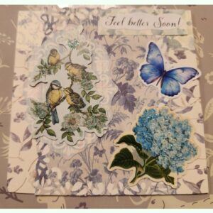 Handmade Greeting Cards, 12 by 12 cm, 5 available