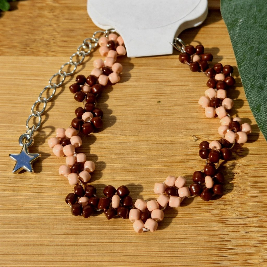 Duobloom Friendship Bracelet – Pick Your Two Colours | Handmade Flower Bracelet UK - Image 4