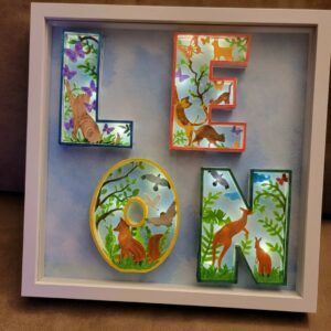 Custom Shadow Box with LED Lights for Personalised Displays