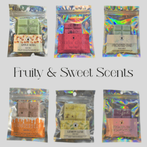 Wax Melt Snap Bars – Fruity & Sweet Scents