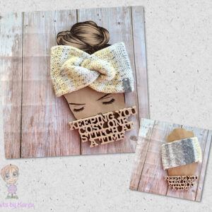 Hand Knitted Chunky Twisted Headwrap