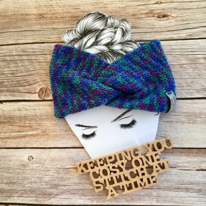 Medium Weight Machine-Knitted Twisted Headwrap