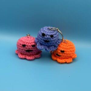 Baby Octopus Keyring – UKCA Safety Tested, Custom Color Options