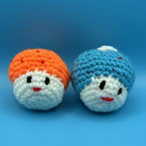 Colourful Mushroom Keyring – UKCA Safety Tested