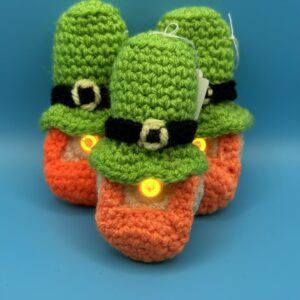 Lucky Leprechaun Tealight Cover – Decorative UKCA Tested Design