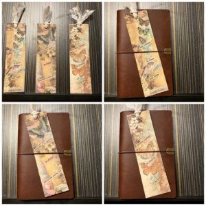 Set of 3 Vintage Style Encouraging Ephemera Bookmarks (set1)