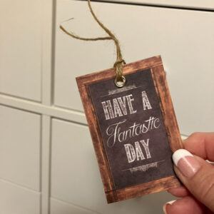 A5 Guitar Theme Birthday Card with Co-ordinating Gift Tag and envelope