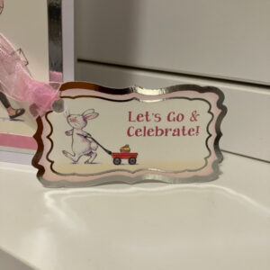 A5 Party Girl Cuties Birthday Card with Co-ordinating Gift Tag and envelope