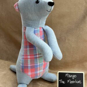 Mango the Meerkat Memory Softie – Handmade from Sentimental Clothing